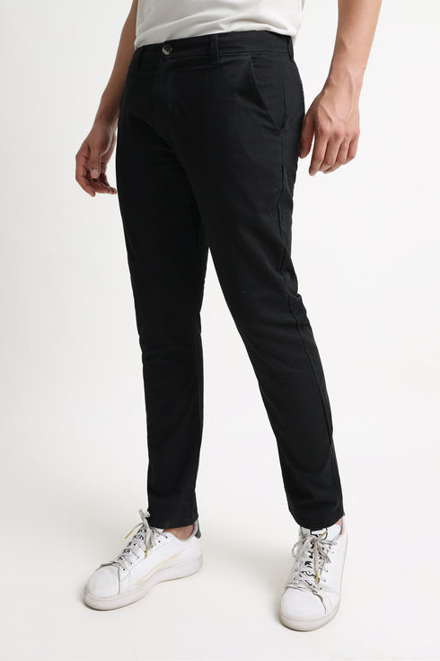 The Slim Fit Black Chino